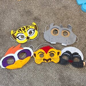 Lion Guard Animal Face Masks Set